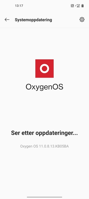 Vent til søket er ferdig