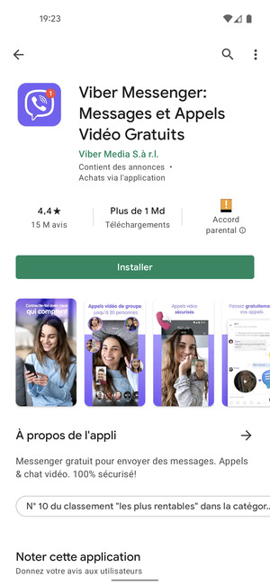 Sélectionnez Installer