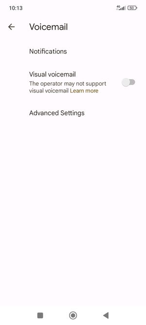 Select Advanced Settings
