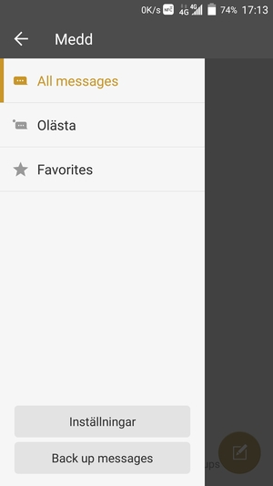 Välj Inställningar