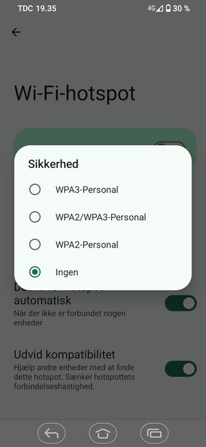 Vælg din foretrukne mulighed