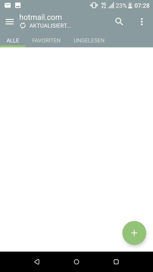 Ihr Hotmail Konto ist einsatzbereit