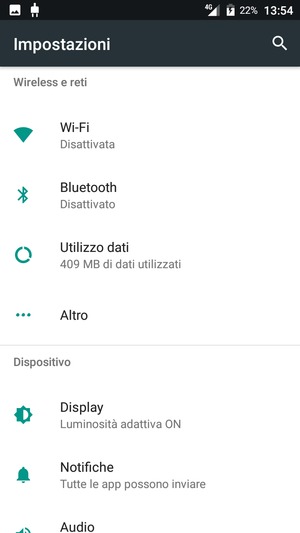 Seleziona Altro