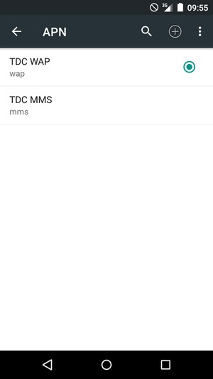 Sélectionnez le bouton du Menu