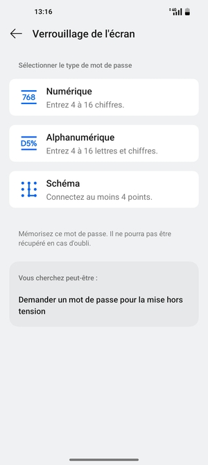 Sélectionnez Schéma