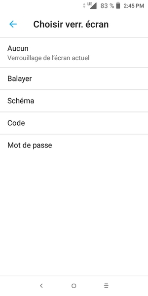 Sélectionnez Schéma