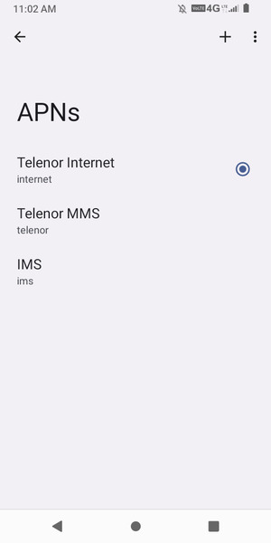 Select the Menu button