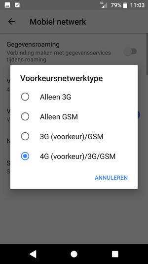 Selecteer uw voorkeursoptie
