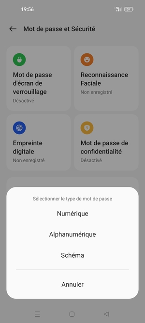 Sélectionnez Schéma