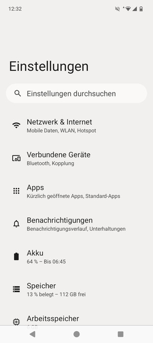 Wählen Sie Netzwerk & Internet