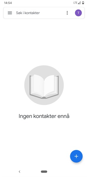 Velg menyknappen