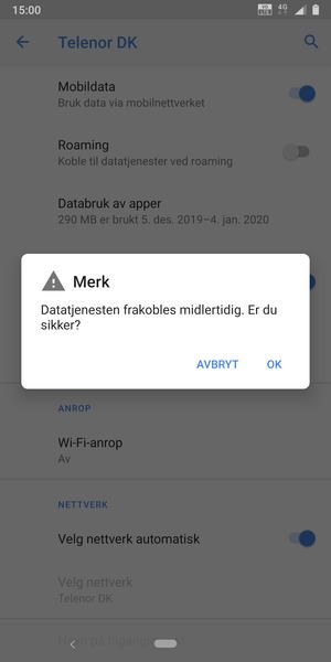 Velg OK