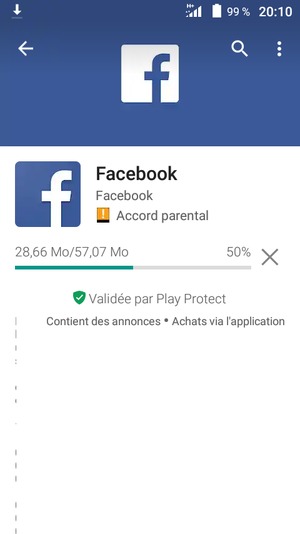 Veuillez attendre la fin de la procédure d'installation