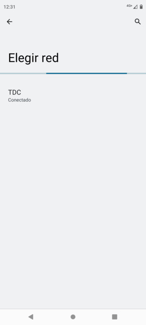 Espere a que la búsqueda termine