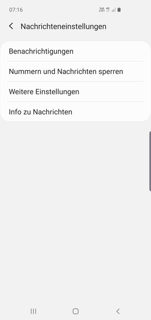 Wählen Sie Weitere Einstellungen