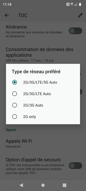 Sélectionnez votre option préférée
