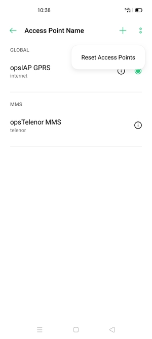 Select Reset Access Points