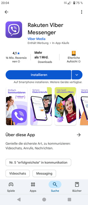 Wählen Sie Installieren