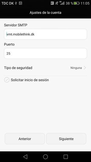 Desmarque la casilla de verificación Solicitar inicio de sesión y seleccione Siguiente