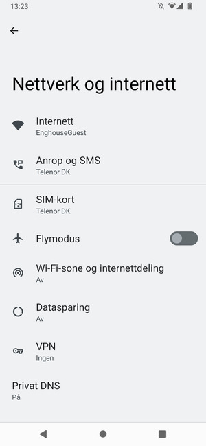 Velg SIM-kort