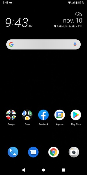 Sélectionnez Google