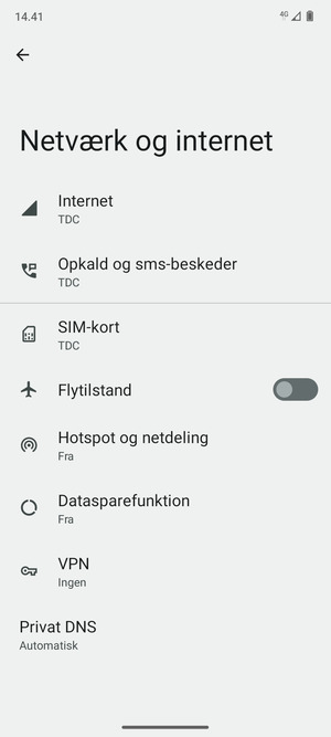 Vælg SIM-kort
