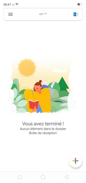 Votre messagerie Hotmail est prête à l'emploi