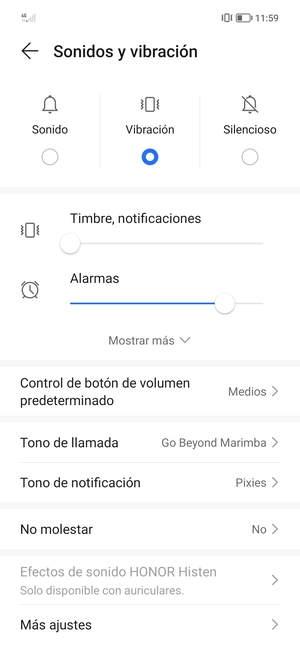 Seleccione la opción deseada