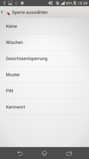 Wählen Sie Muster