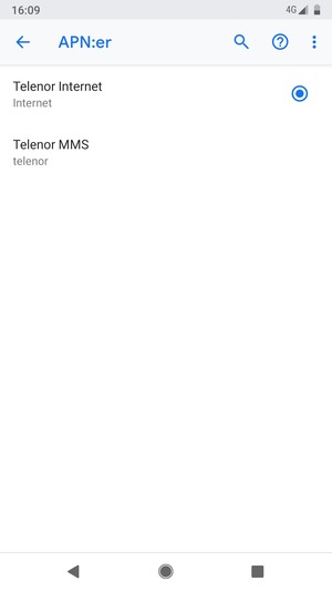 Tryck på Meny-knappen
