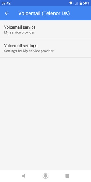 Select Voicemail settings