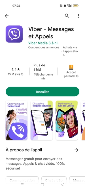 Sélectionnez Installer