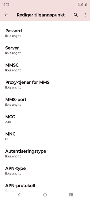 Bla ned og skriv inn MMS-informasjon