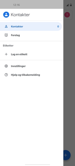 Velg Innstillinger