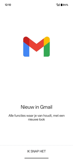 Selecteer IK SNAP HET