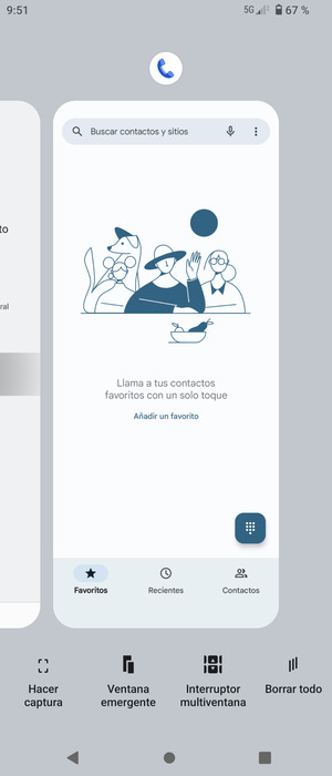 Deslice las aplicaciones hacia arriba para cerrarlas