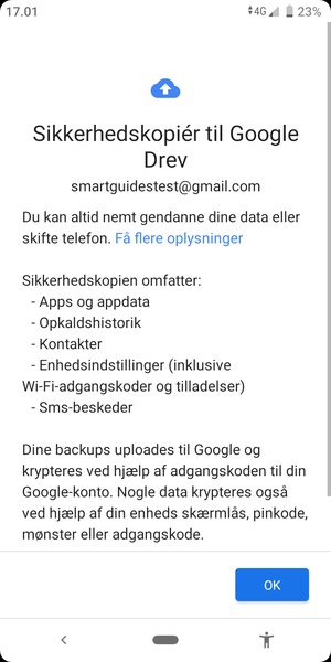 Vælg OK