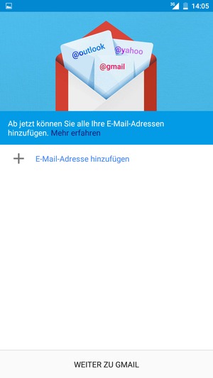 Wählen Sie E-Mail-Adresse hinzufügen