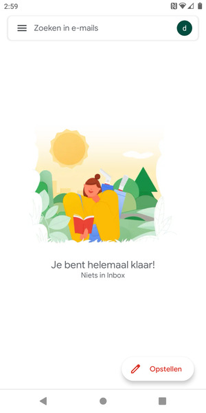 Uw account is klaar voor gebruik