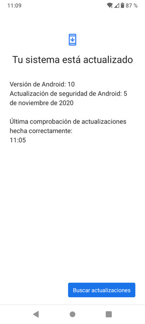 Seleccione Buscar actualizaciones