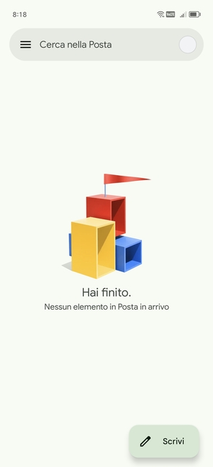 Il tuo account è pronto per l'uso