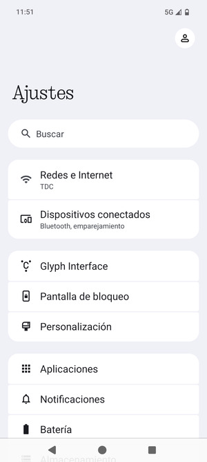 Seleccione Redes e Internet