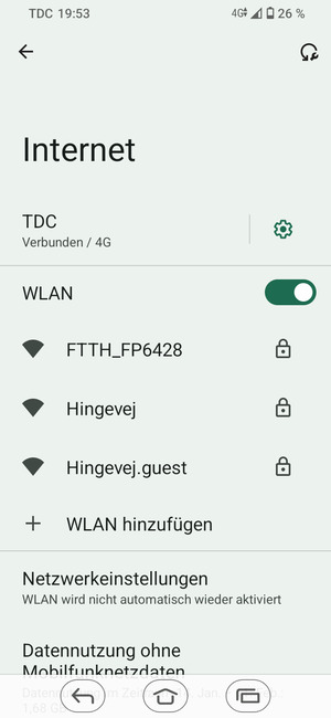 Wählen Sie das Wireless-Netzwerk, zu dem Sie eine Verbindung herstellen möchten