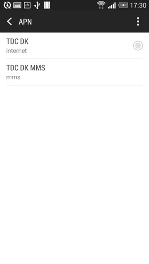 Sélectionnez le bouton du Menu