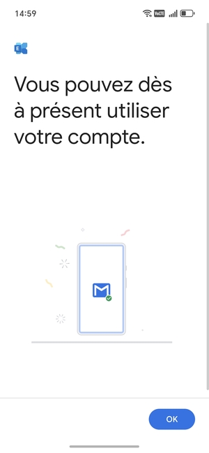 Sélectionnez OK
