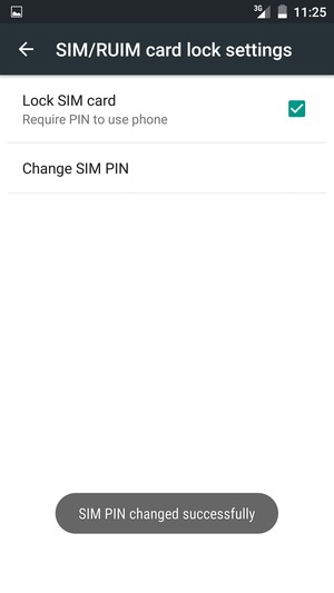 Your SIM PIN has been changed