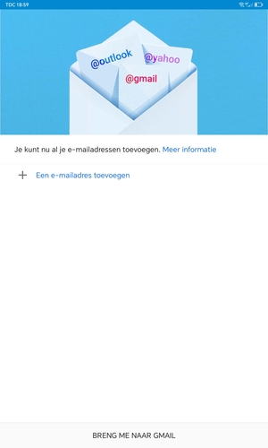 Selecteer Een e-mailadres toevoegen