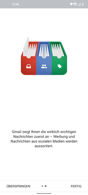 Wählen Sie FERTIG