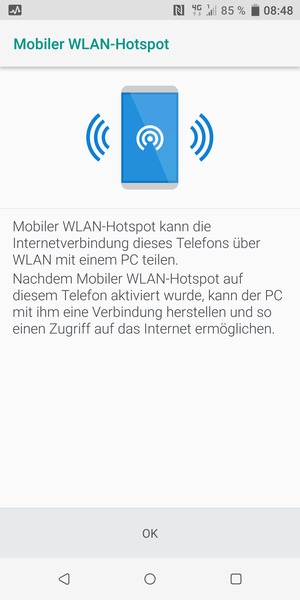Wählen Sie OK