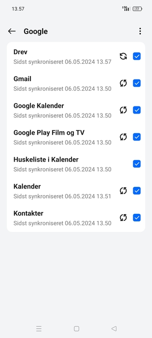 Vælg Menu-knappen